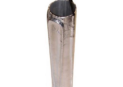 Acrylic Foil Heater Foil Heater Adhered to 2″ Stainless Tube